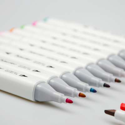 Muti-color Alcohol Based Eco-friendly Brush Double Head Color Art Markers Pens For Sketching